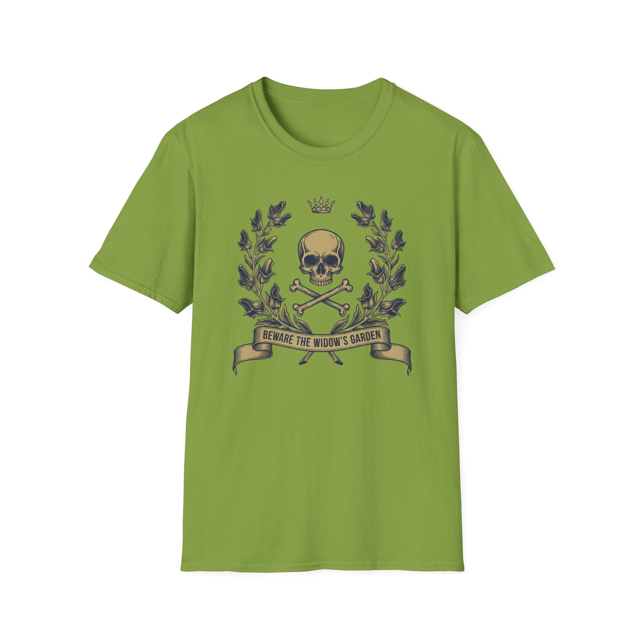 Beware the widow's garden T-shirt