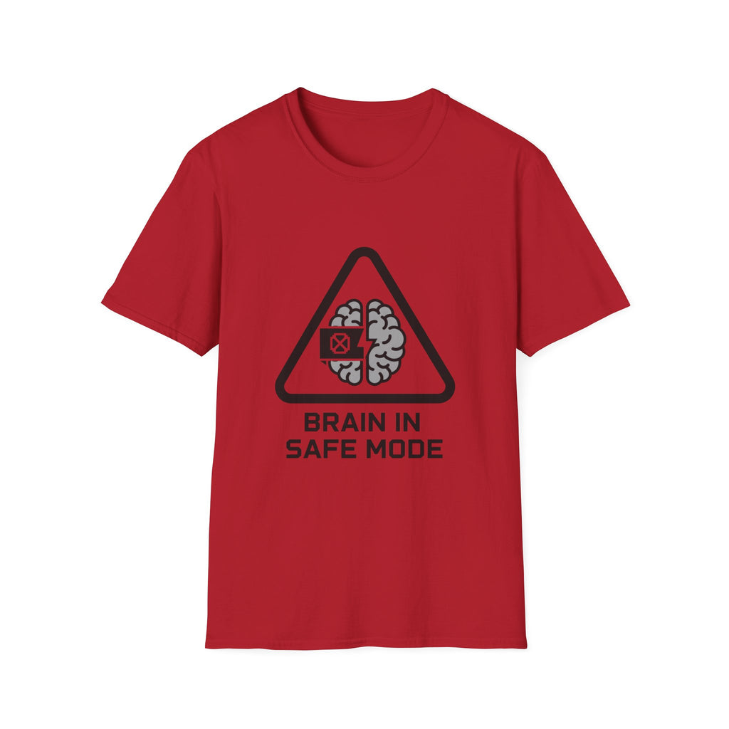Brain in safe mode T-shirt