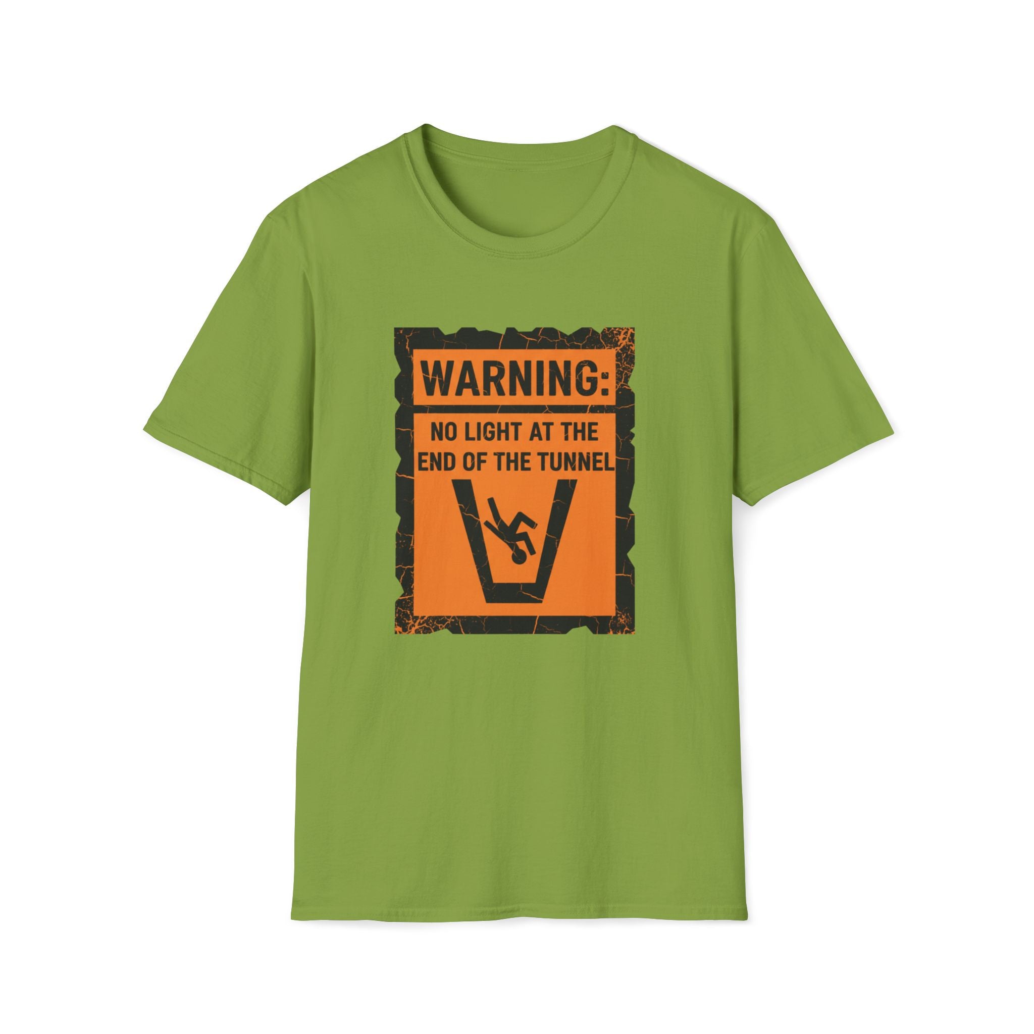 warning: no light at the end of the tunnel T-shirt