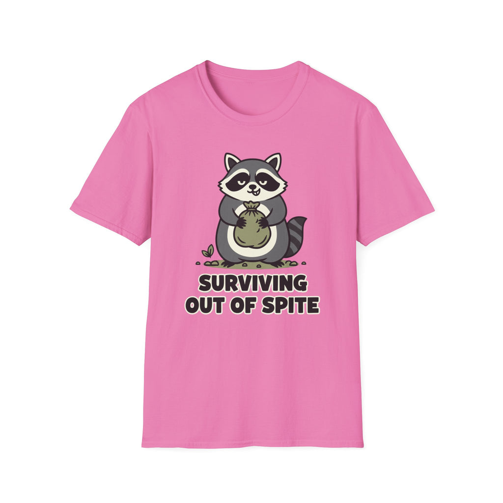 Racoon- Surviving out of spite T-shirt