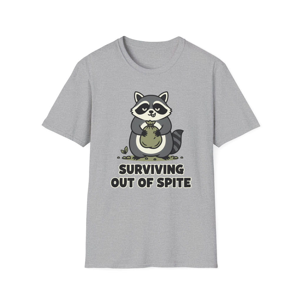 Racoon- Surviving out of spite T-shirt