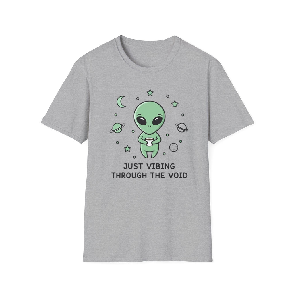 Just Vibing Through the Void T-shirt