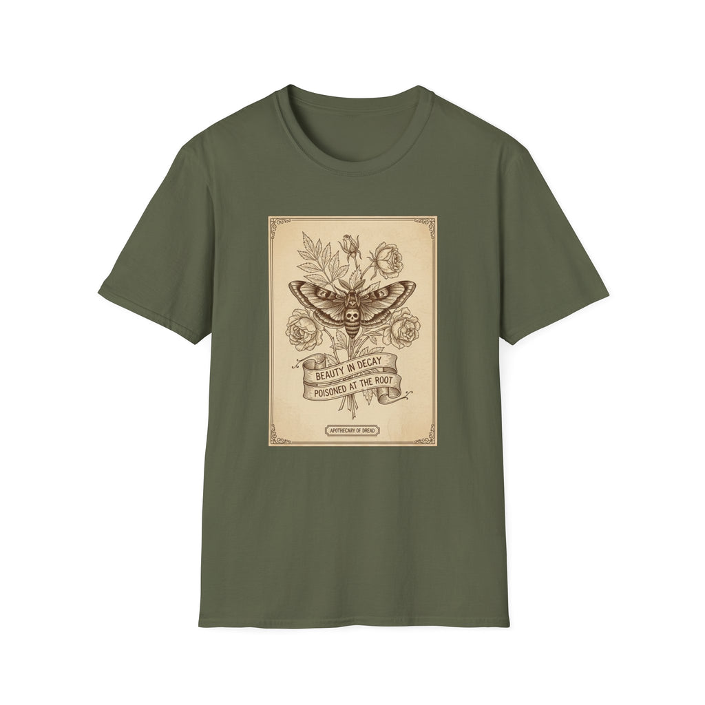 Beauty in Decay. Rooted in Dread. T-shirt