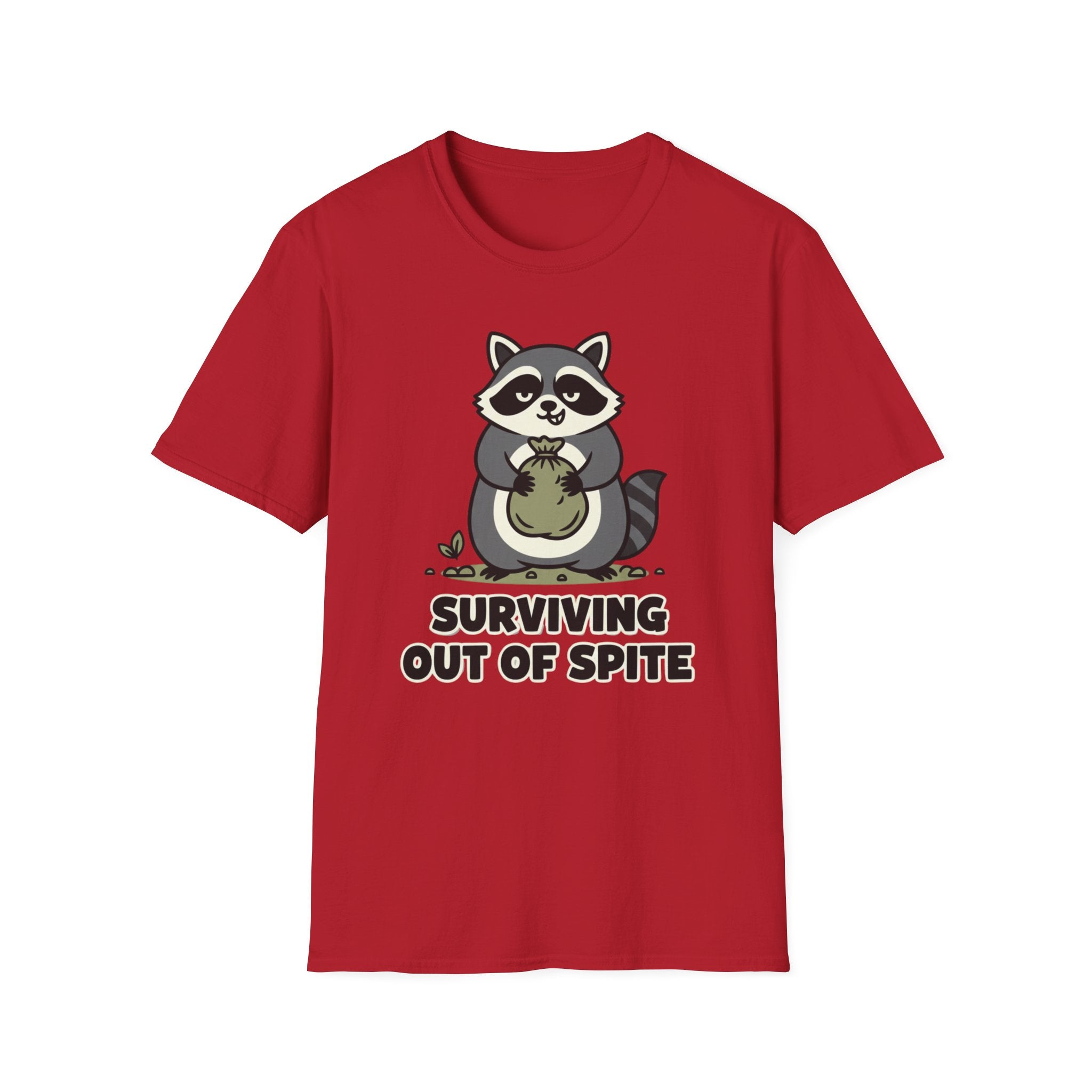 Racoon- Surviving out of spite T-shirt