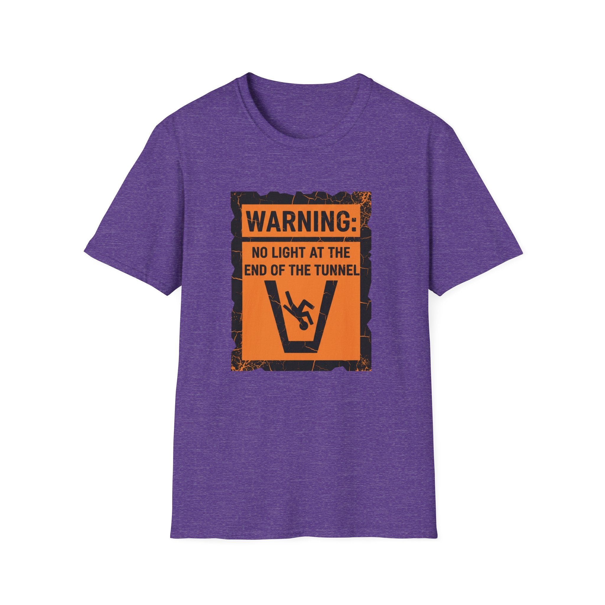 warning: no light at the end of the tunnel T-shirt