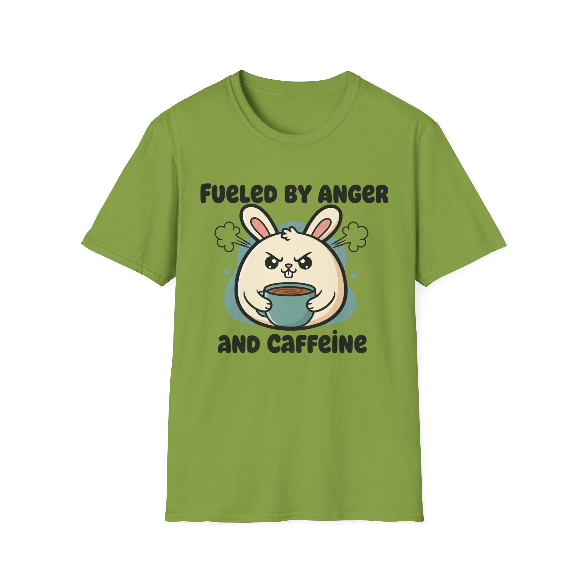 Fueled by anger and caffeine T-shirt