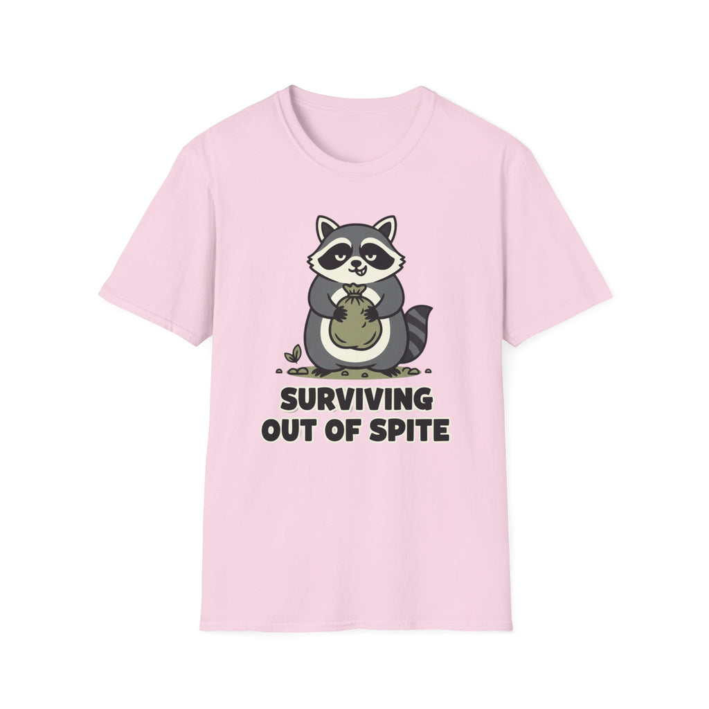 Racoon- Surviving out of spite T-shirt