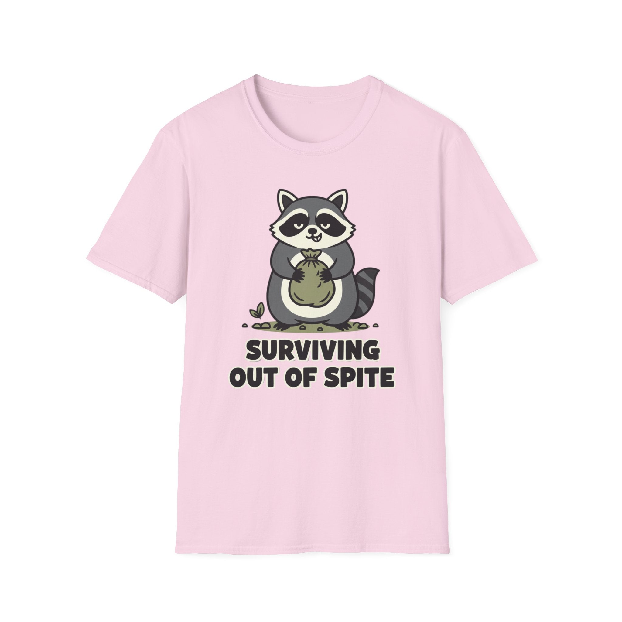 Racoon- Surviving out of spite T-shirt