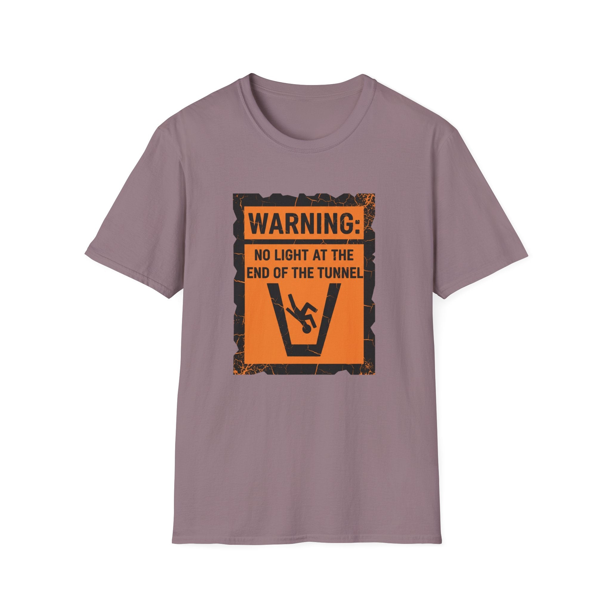 warning: no light at the end of the tunnel T-shirt